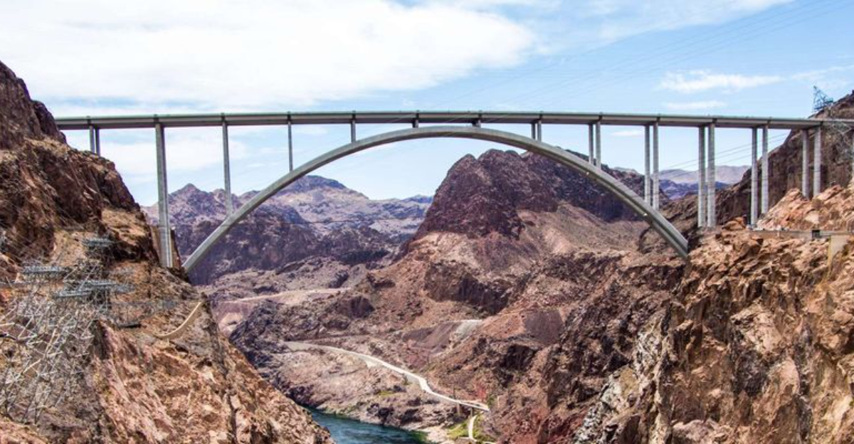 Dare To Cross The Mike O Callaghan Pat Tillman Memorial Bridge In Arizona If You Have The Nerve