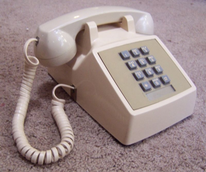 Corded Push-Button Telephone (Western Electric Model 2500)