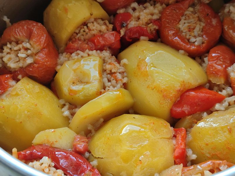 Sloppy Joe Stuffed Bell Peppers