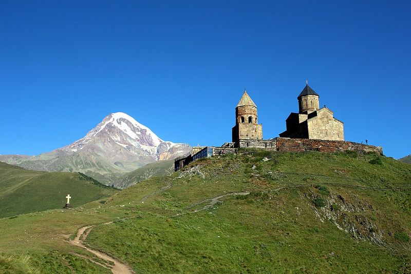 Georgia - Mount Kazbek (Gergeti)