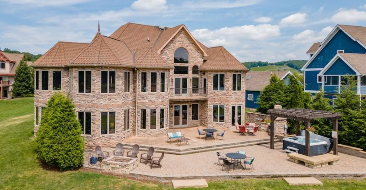 Experience Regal Lakefront Living With This Castle In Swanton, Maryland