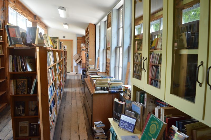 Dreamy Bookshop Over A Waterfall