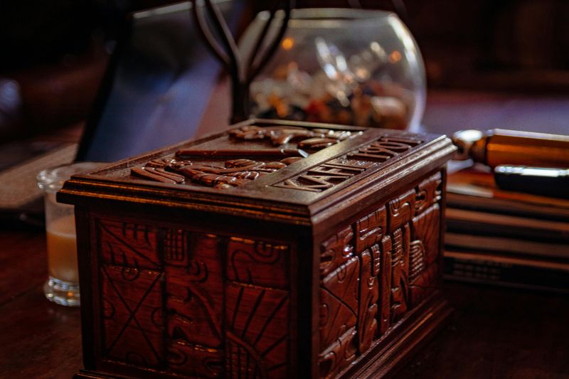 Carved Wooden Boxes