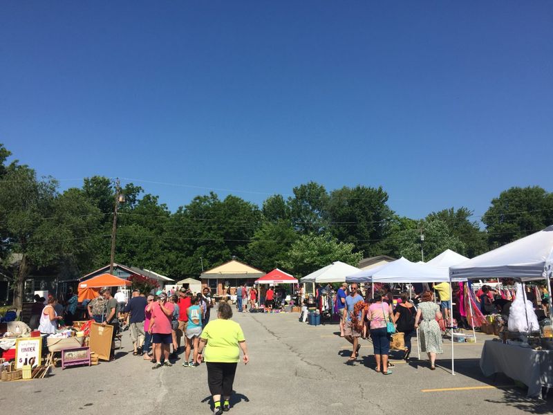 Yard Sales Double as Community Gatherings