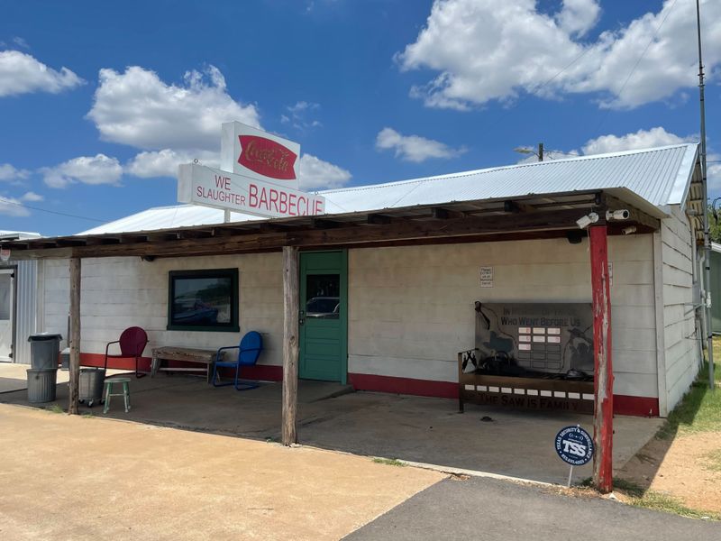 Baghdad Cemetery and Bastrop Gas Station