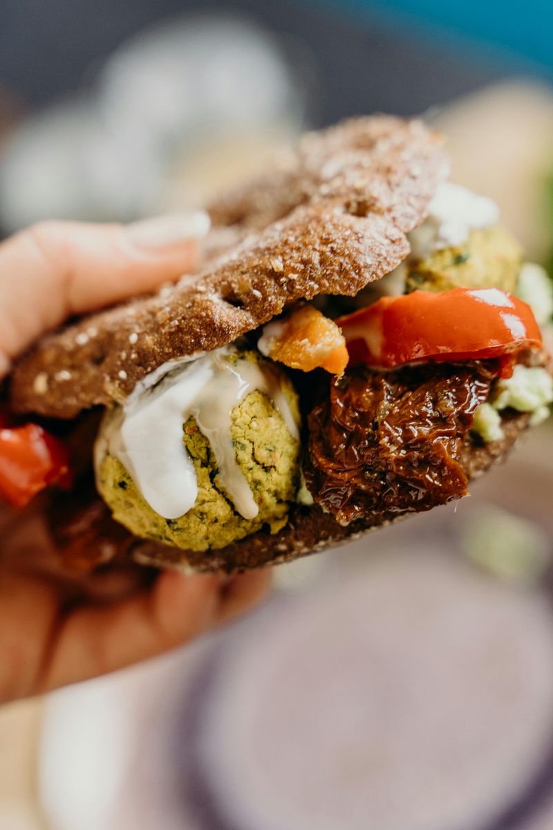 Buffalo Chickpea Wrap
