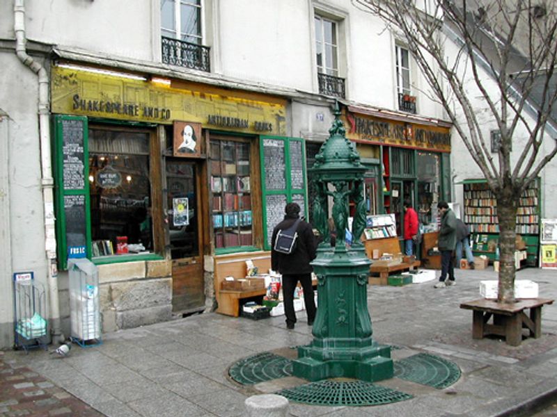 Shakespeare And Company In Paris, France