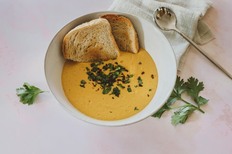 Minestrone Soup with Whole-Grain Bread