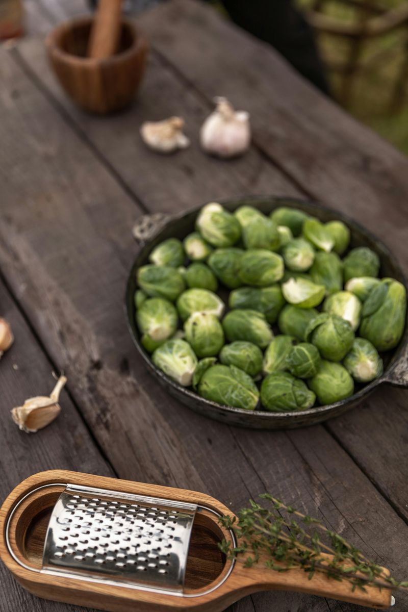 Garlic Parmesan Brussels Sprouts