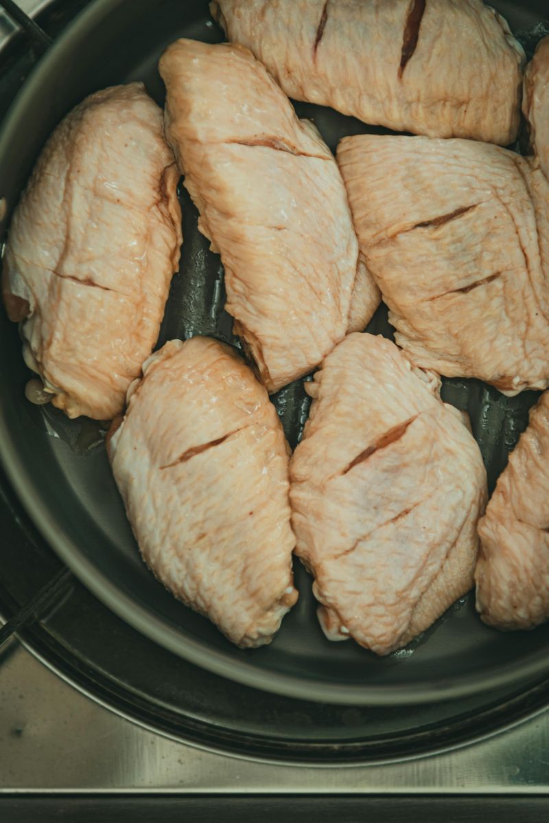 Preparing And Searing The Chicken