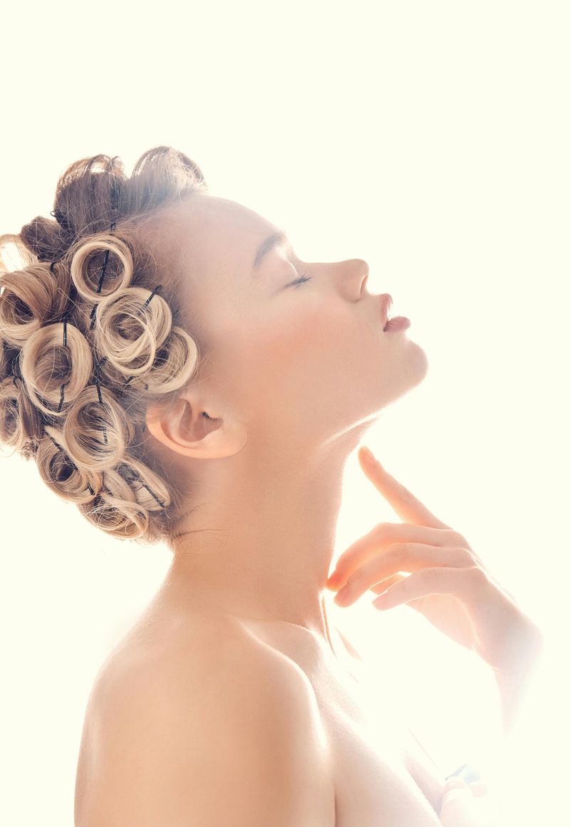 Setting Hair in Pin Curls Every Night