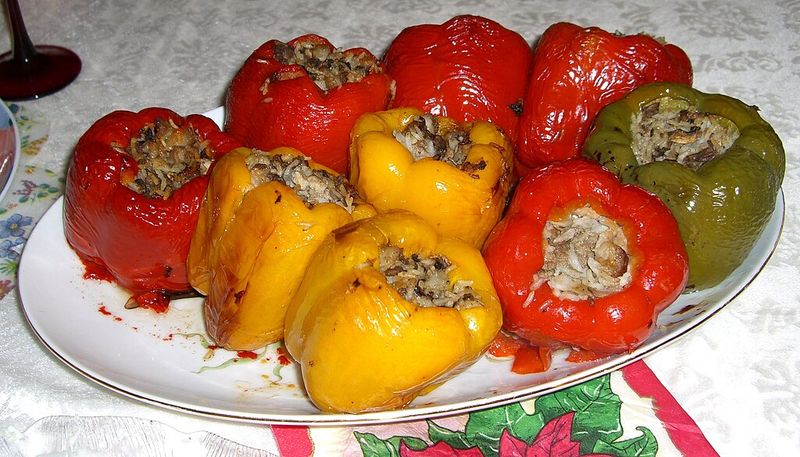 Stuffed Bell Peppers (Vegan)
