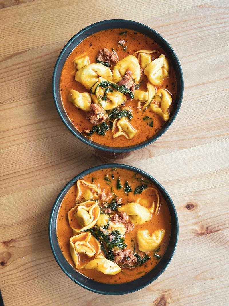 Italian Sausage and Tortellini Soup