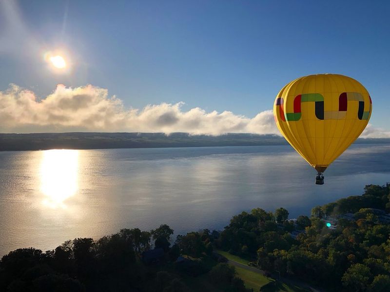 Hot Air Balloon Ride Over Canandaigua Lake