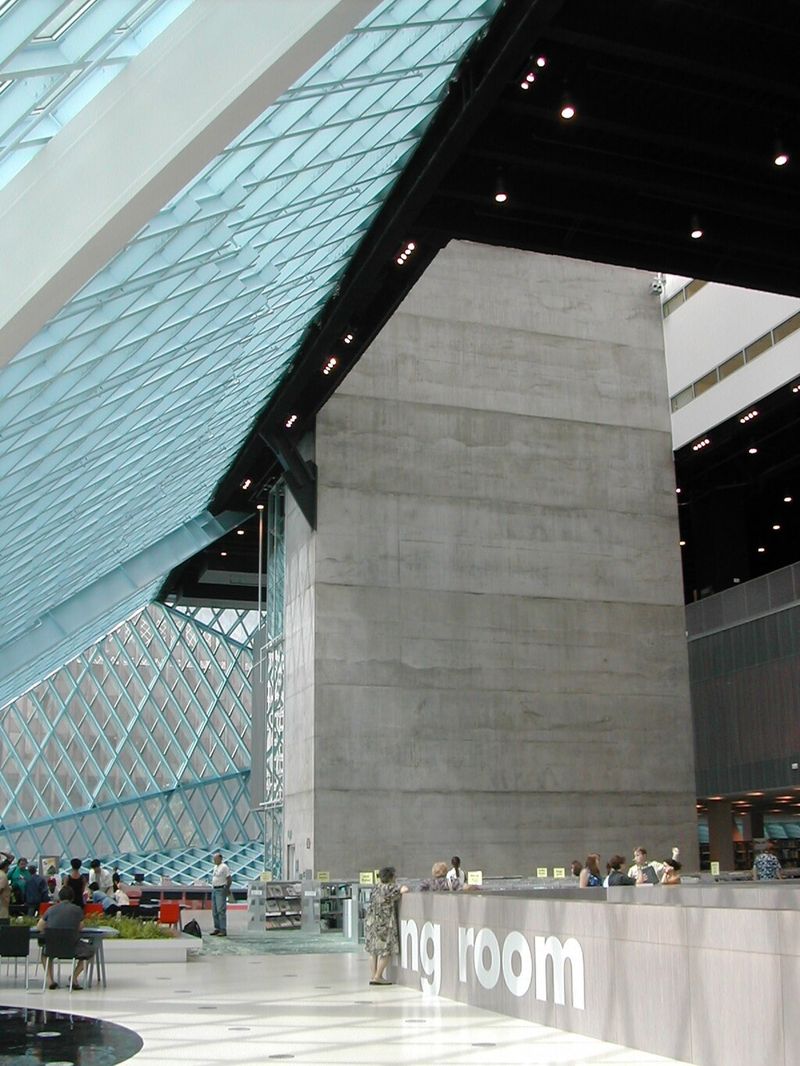 Seattle Central Library In Seattle, USA