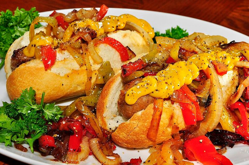Sausage And Pepper Sandwiches