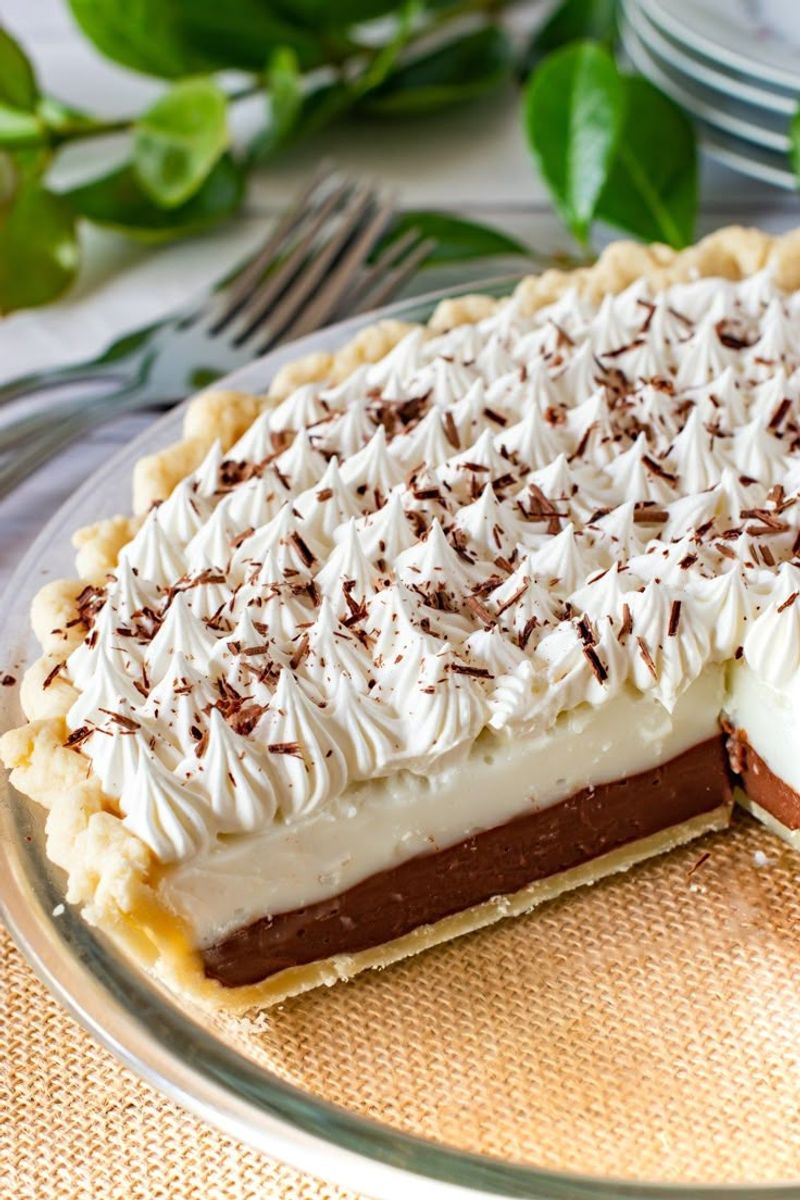 Chocolate Haupia Cream Pie