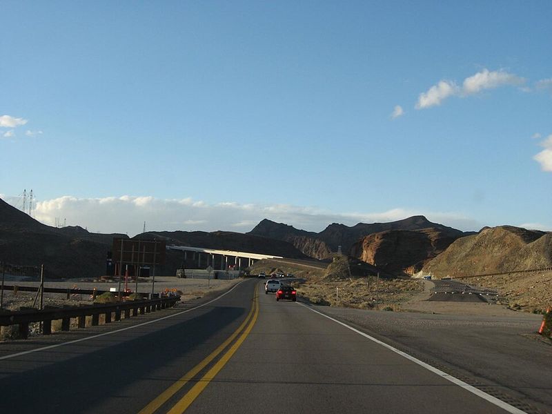 U.S. Route 93 through Hoover Dam (Nevada/Arizona)