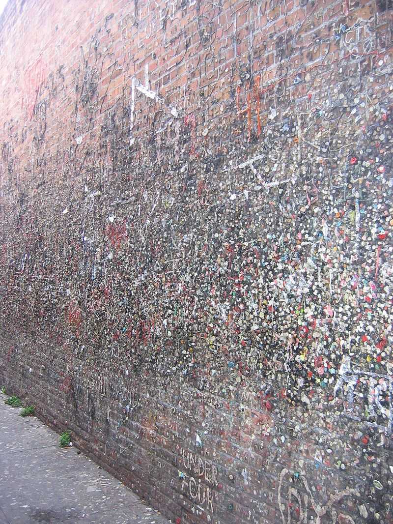 Bubblegum Alley's Quirky Art Wall
