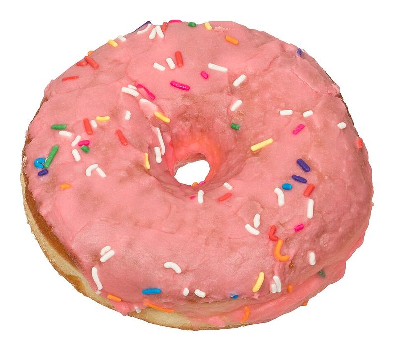 Strawberry Frosted Donuts