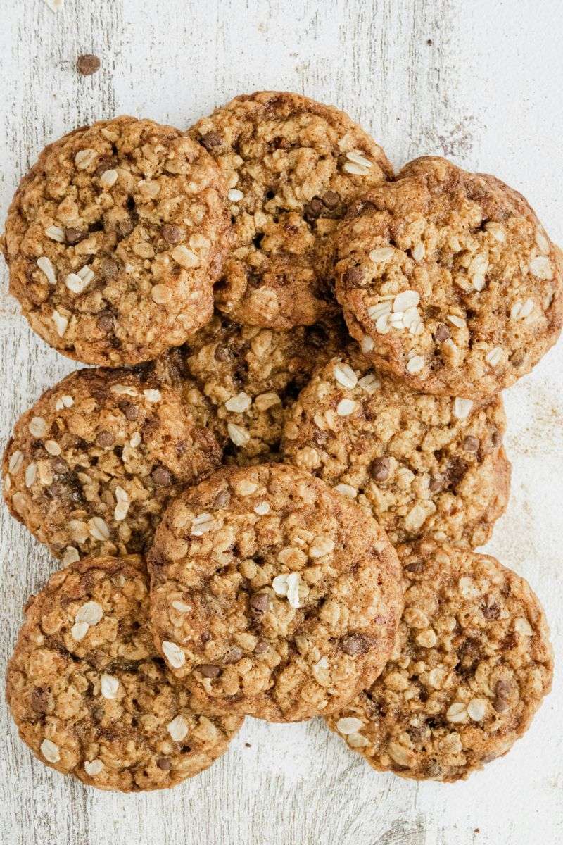 Almond Butter Oatmeal Cookies