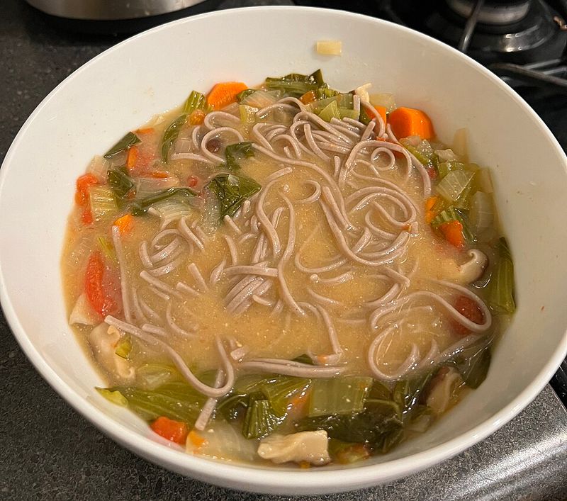 Spicy Soba Noodle Soup