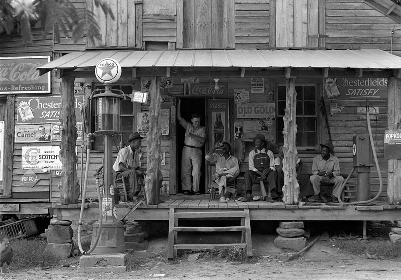 Country Store On A Dirt Road