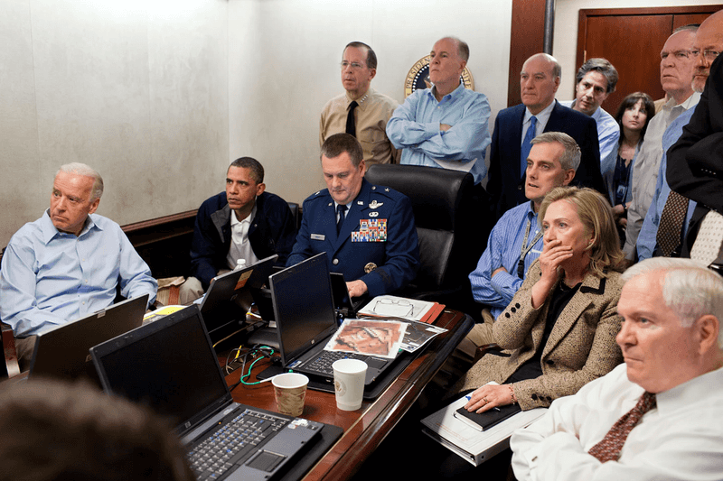 The Situation Room During Bin Laden Raid