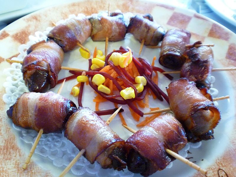 Bacon-Wrapped Dates