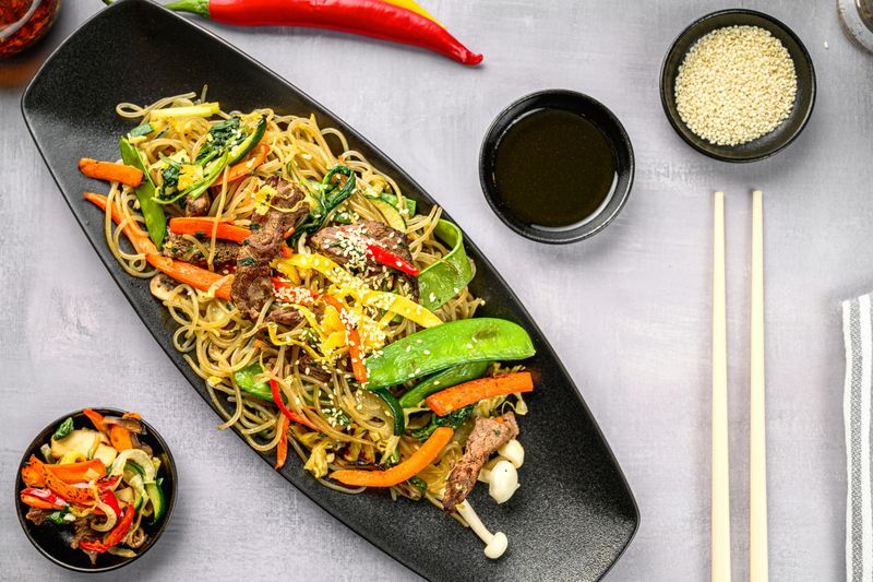 Stir-Fried Mixed Vegetables in Garlic Sauce