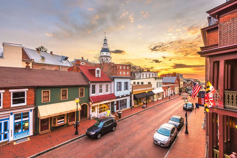 Main Street Shopping Charm