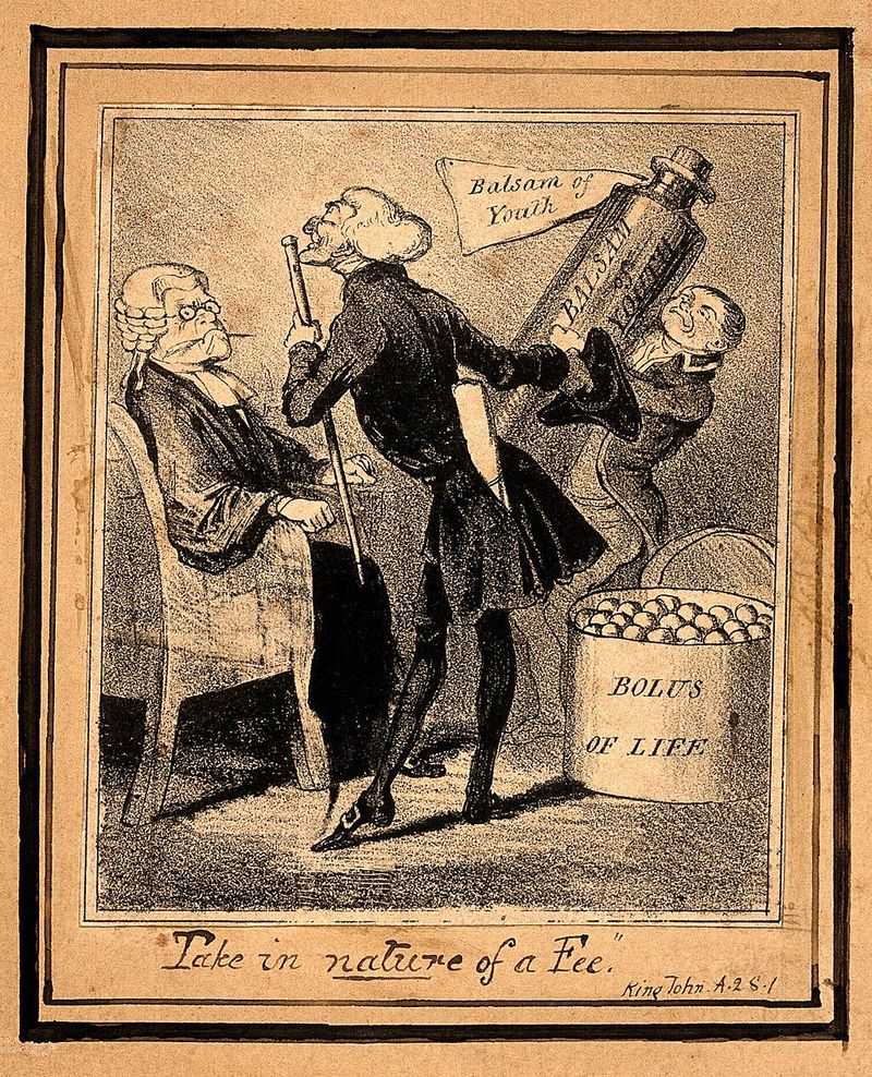 Doctor Selling Youthfulness Potions