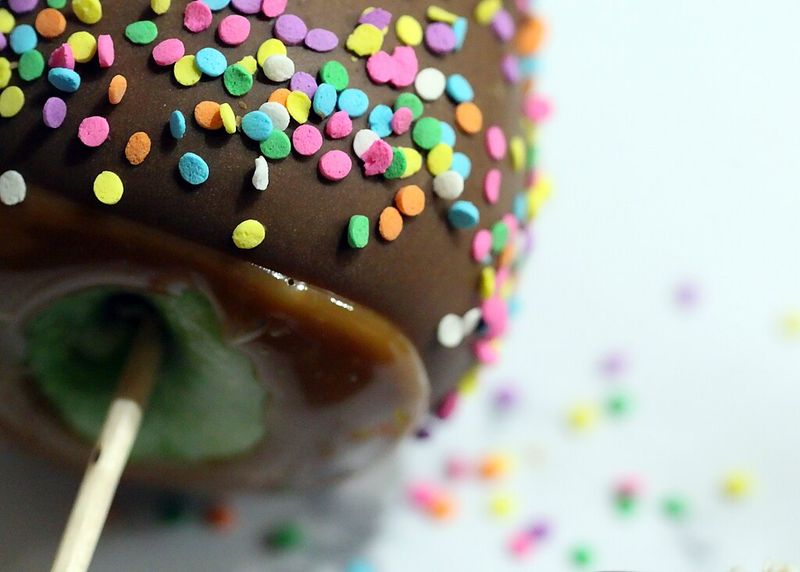 Chocolate Caramel Candy Apples