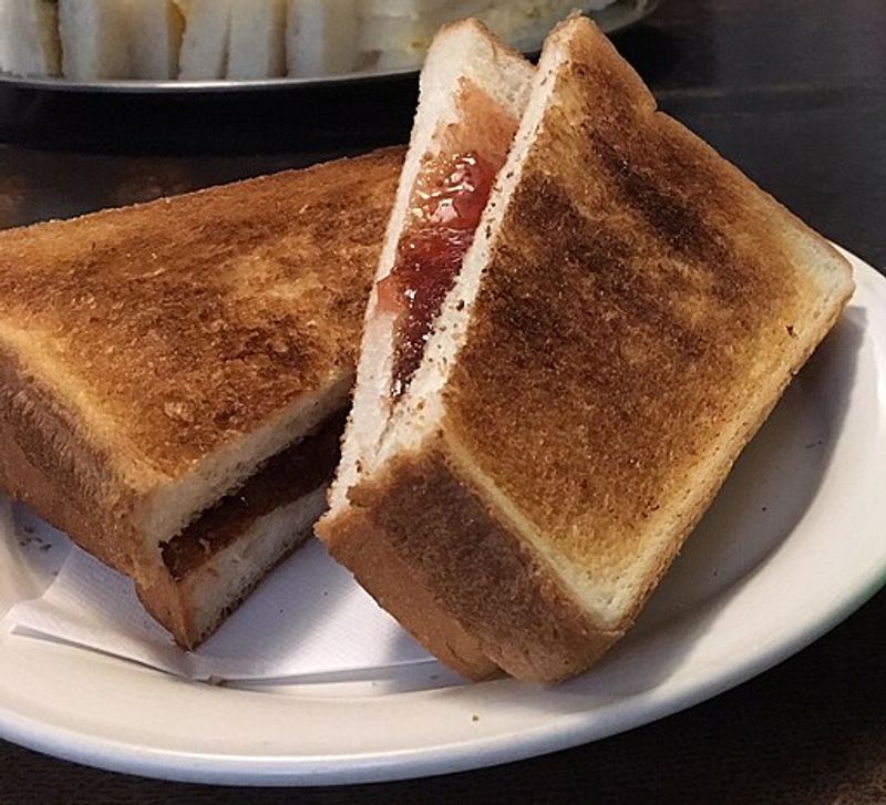 Toast With Jam & Butter