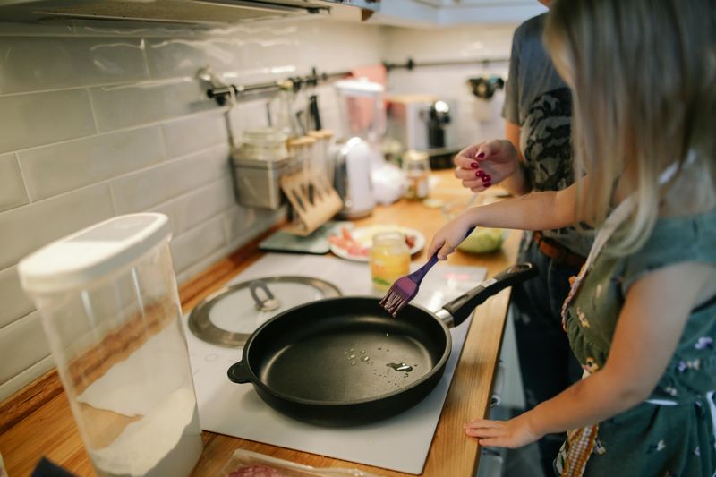 Not Preheating the Pan or Oven