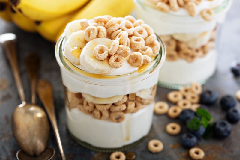Banana–Peanut Butter Yogurt Parfait