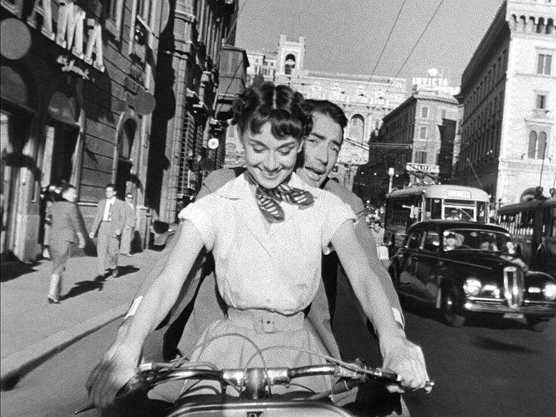 Audrey Hepburn Strolling Through Paris, 1961