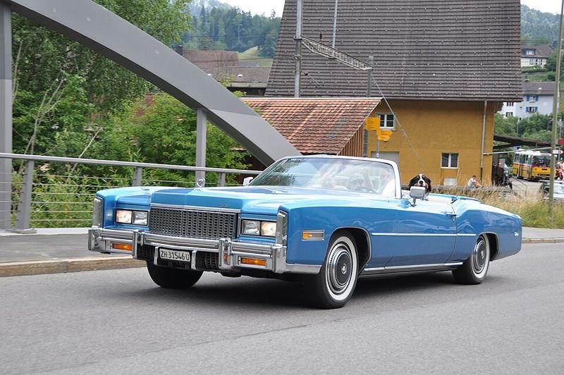 Classic Cars Cruising Downtown