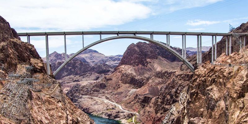 Eerie Bypass of the Historic Hoover Dam