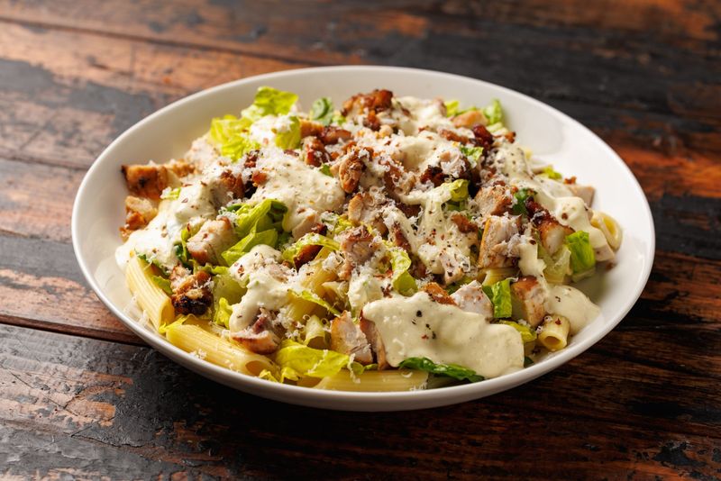 Chicken Caesar Pasta Salad