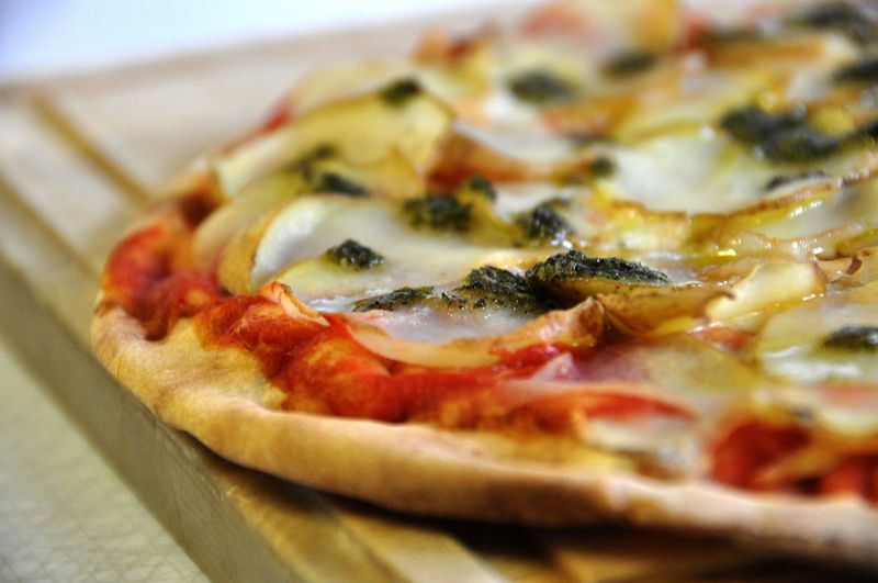 Potato and Rosemary Pizza