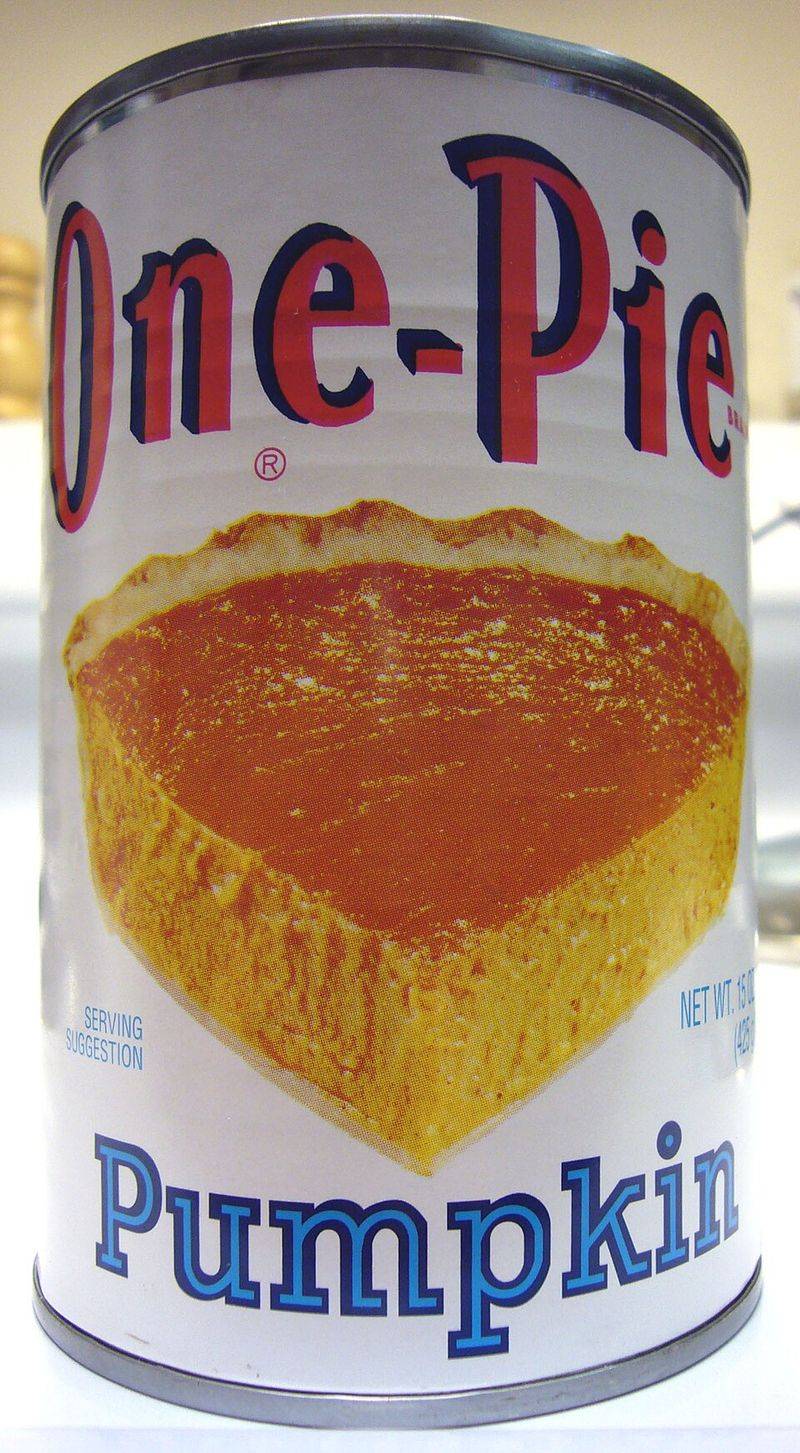 Canned Pumpkin Pie Filling