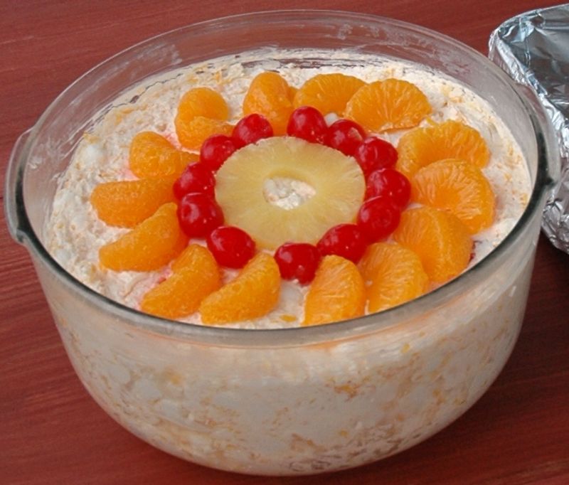 Ambrosia Salad (With Pineapple)