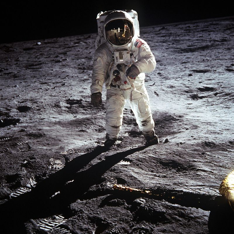 Watching Moon Landing On TV