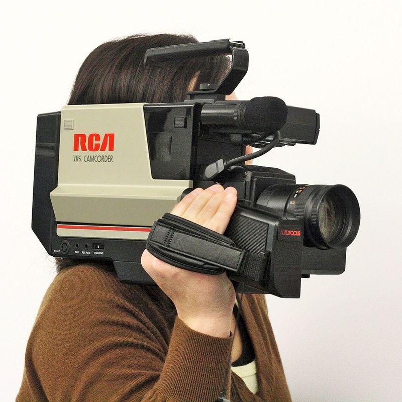 Shoulder-Mount VHS Camcorder