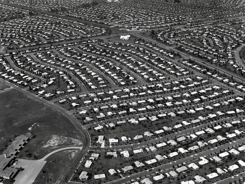 Suburbia Exploded With Cookie-Cutter Houses