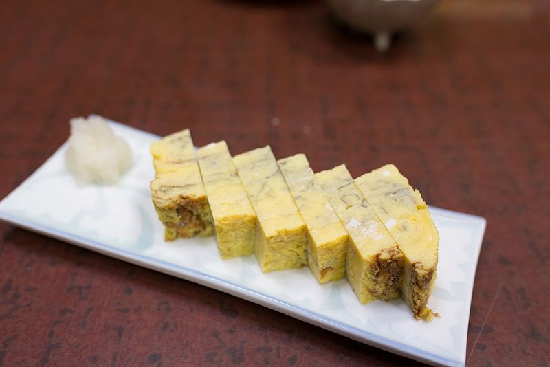 In-House Tamagoyaki Preparation