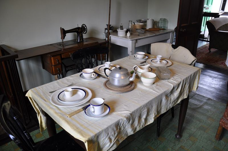 Scottish Miner's Cottage Kitchen (1940s)