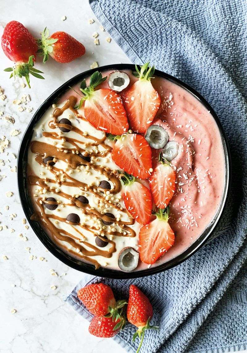 Peanut Butter Jelly Oatmeal