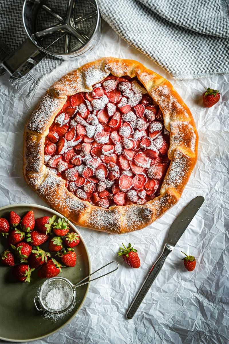 Strawberry Galette